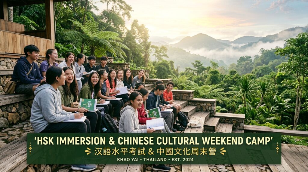 🇹🇭 HSK Immersion & Chinese Cultural Weekend Camp (เขาใหญ่)